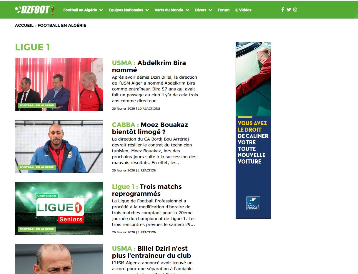 Dzfoot, le meilleur site d’information du football algérien